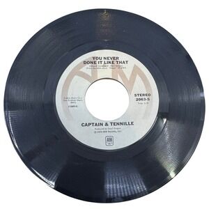 Captain & Tennille You Never Done It Like That 45 RPM Vinyl 1978 A&M 2063-S